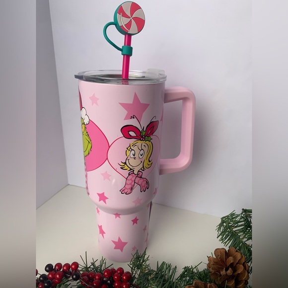 New Grinch and Max Tumbler Steel 40 Oz - Picture 4 of 5